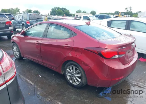 2014 Hyundai Elantra Se/Sport/Limited из США, поврежденный, VIN 5NPDH4AEXEH543250